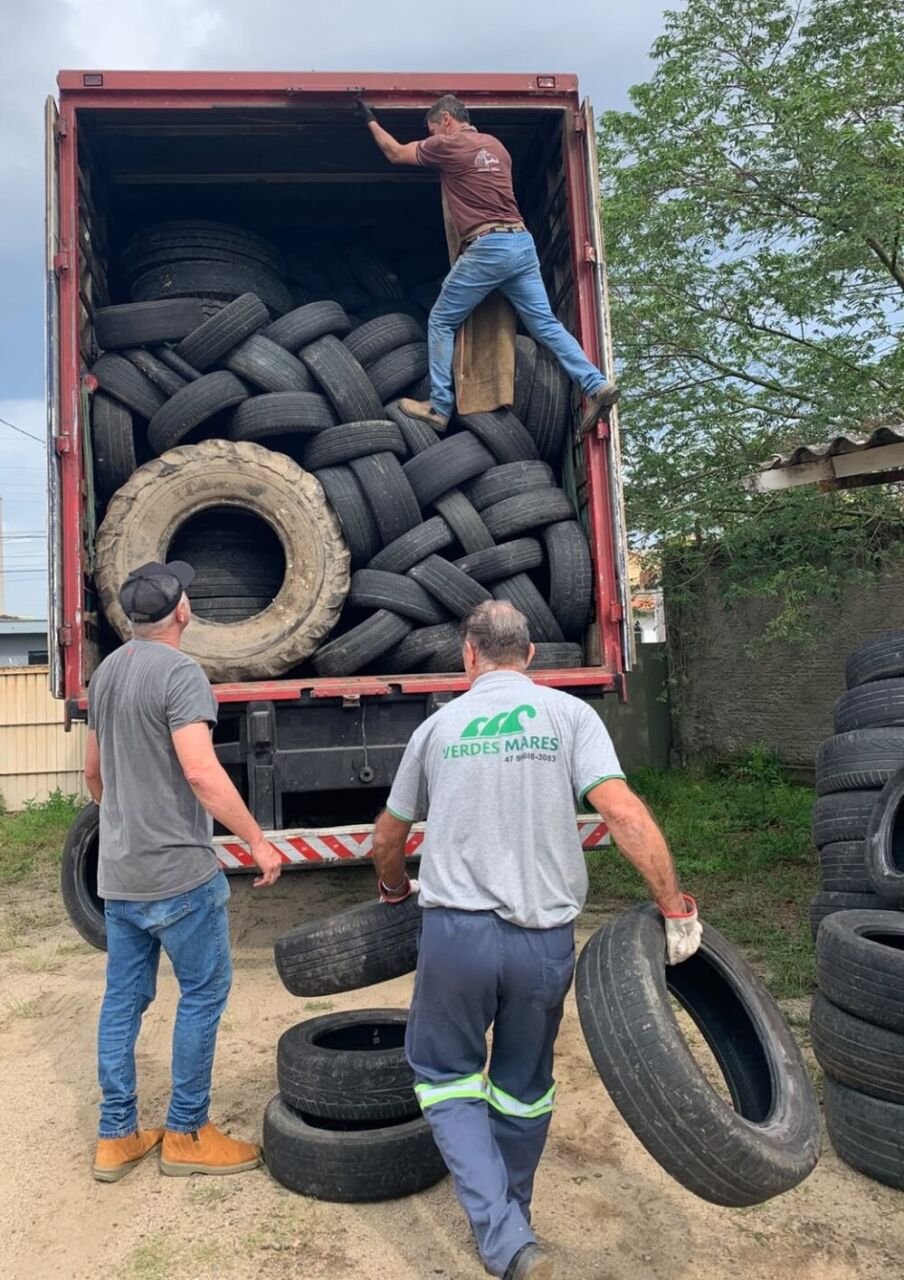 recolhimento de pneus em Capivari de Baixo recolhimento de pneus em Capivari de Baixo