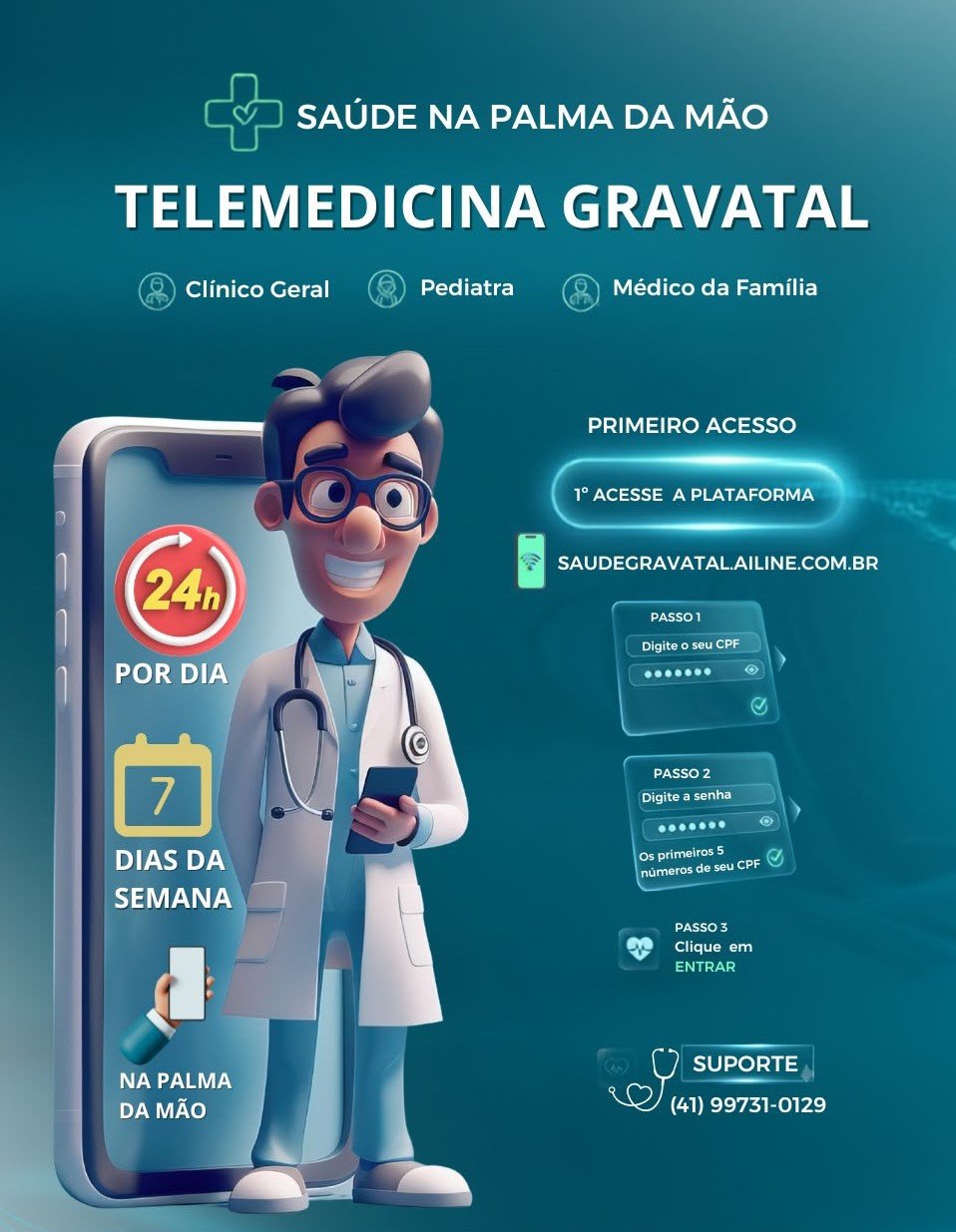 Telemedicina Gravatal Telemedicina Gravatal
