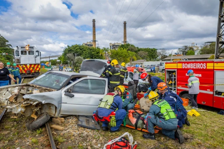 simulado rodoferroviário em Imbituba