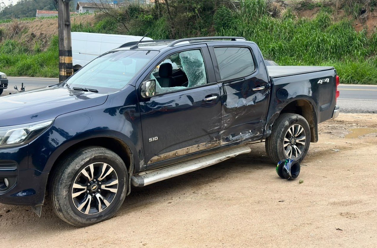 Motociclista fica gravemente ferido em colisão na SC-370