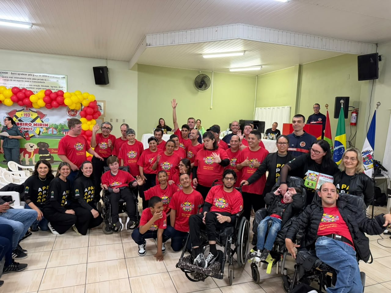 Bombeiro Mirim inclusivo em Orleans