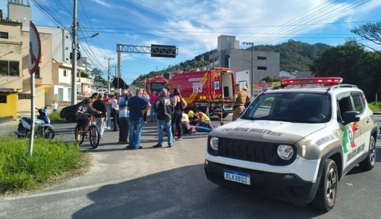 Quatro acidentes mobilizam bombeiros em poucas horas na região de Tubarão