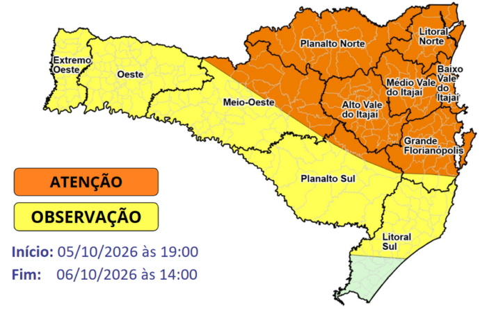 chuva forte em Tubarão chuva forte em Tubarão