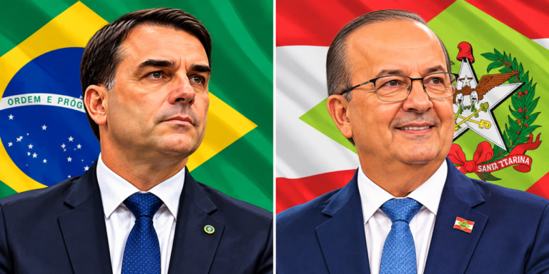 Flávio Bolsonaro e Jorginho Mello vencem nos 18 municípios da Amurel