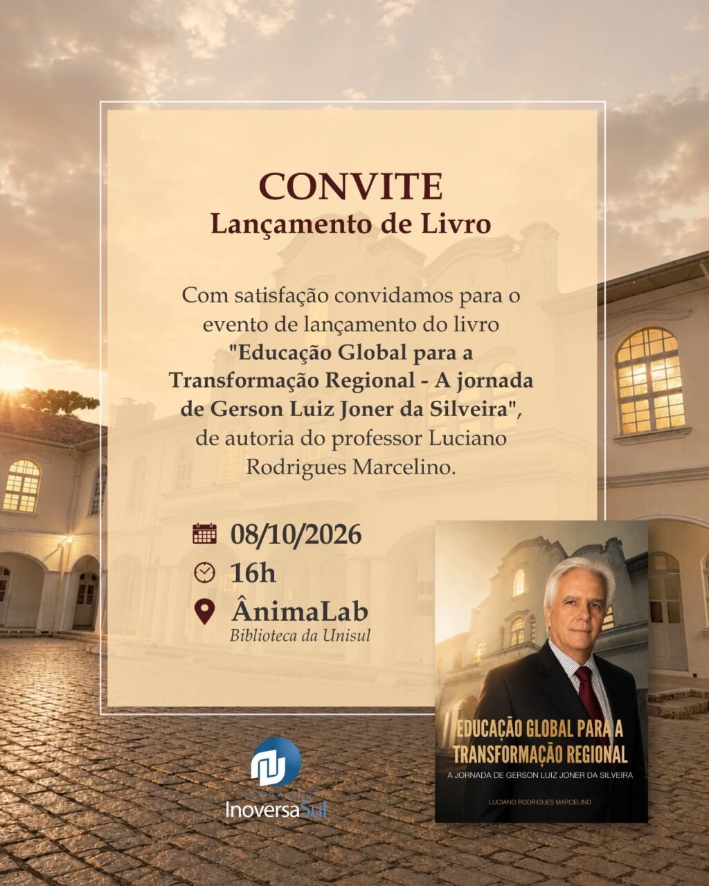 Livro celebra vida do professor Gerson Joner da Silveira
