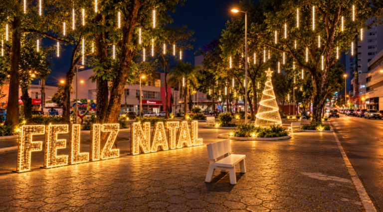 Tubarão Luz 2026 terá Natal iluminado e primeira festa pública de Réveillon