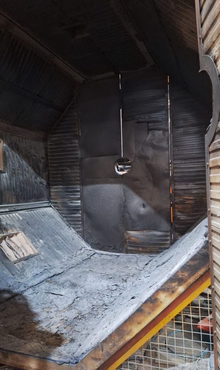 Princípio de incêndio em empresa Princípio de incêndio em empresa